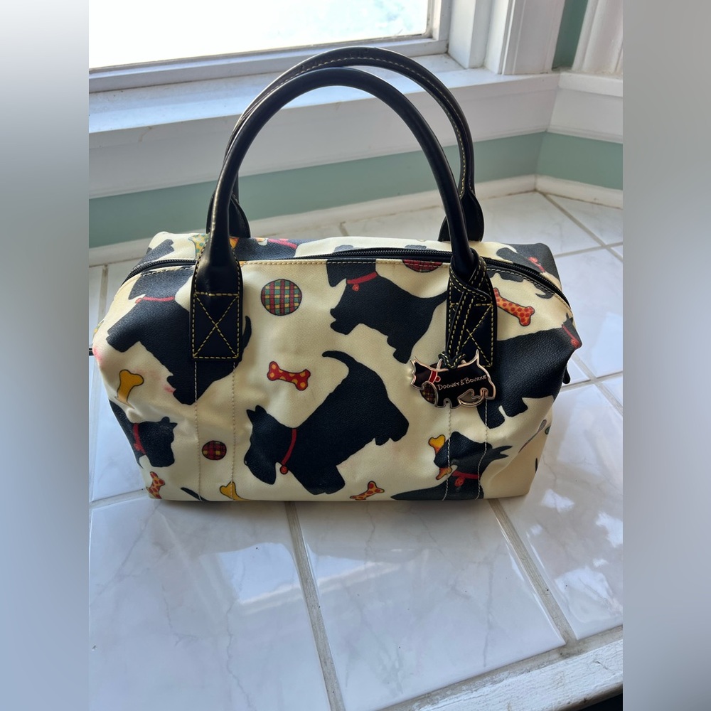 Rare Vintage Dooney & Bourke Scottie Dog Purse